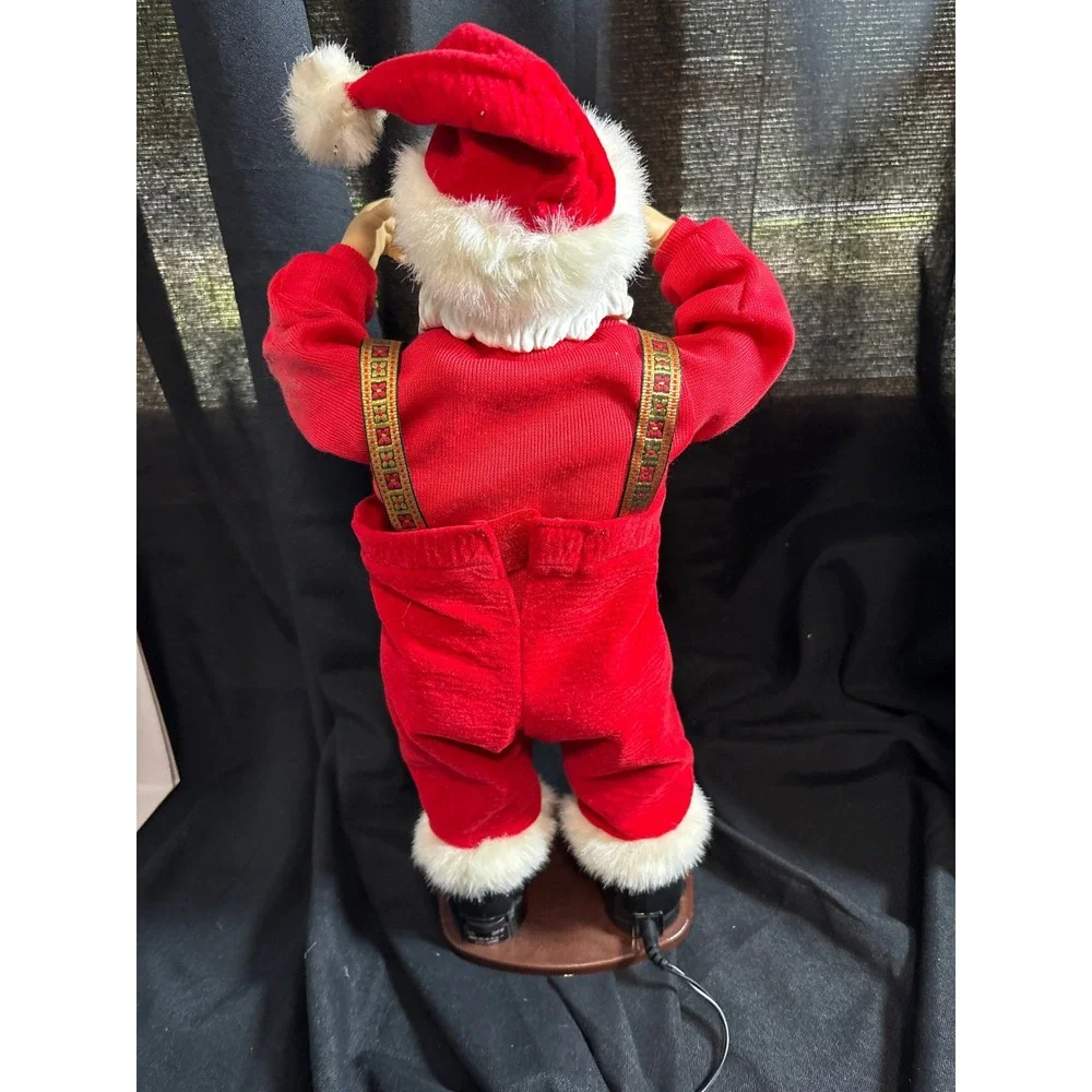 Rock Santa Collectibles Jingle Bell Rock Santa Animated Musical 1998 Vintage